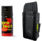 Protect Pfefferspray Breitstrahl 40 ml 50 ml 63 ml + hochwertiges Coptex Holster Etui schwarz Polyester Halterung für Gürtel und Molle System (1 Holster + 1 Spray, 40 ml)