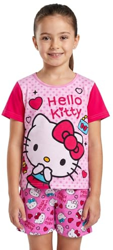 Hello Kitty Pigiama | Pigiama per ragazze | Set pigiama ufficiale da notte da 4 a 14 anni