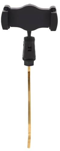 Toyvian Ergonomisk Justerbar Alto Saxofon Telefonklämma med Flexibel Vinkelkontroll Saxofon Musikstöd och Hållare för Telefon och Notblad för Nybörjare och Proffs