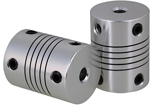 Winwill® 3/4/5/6/7/8 / 10mm Raccord de l'arbre en aluminium Connecteur du moteur du coupleur flexible