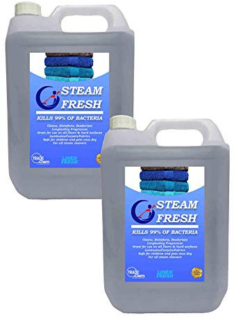 STEAM CLEANING DETERGENT SOLUTION - CLEANER FLUID - 10L Pack (LINEN FRESH)