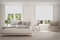 VIEWTEX Tenda a Rullo Opaca Termica/Oscurante Bianco 75 X 250 cm - Made in Europe - 5 Anni di Garanzia