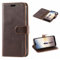 Mulbess Handyhülle für Huawei P20 Lite, Leder Flip Case mit Kartenfächern, Magnetischer Verschluss, Ständer, Kaffee Braun