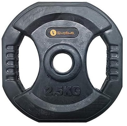 Sveltus Pump Disc, Handles, 2.5 kg, Unisex Adult, Black