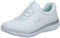 Skechers Summits, Scarpe da Ginnastica Donna, Bianco White Mesh Silver Trim, 39 EU Larga