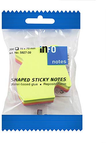 Haftnotizwürfel geschwungener Pfeil, 200 Blatt