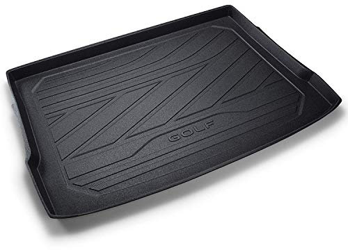 Volkswagen 5H0061160 Gepäckraumeinlage für variablen Ladeboden (obere Position), mit Golf Schriftzug, schwarz
