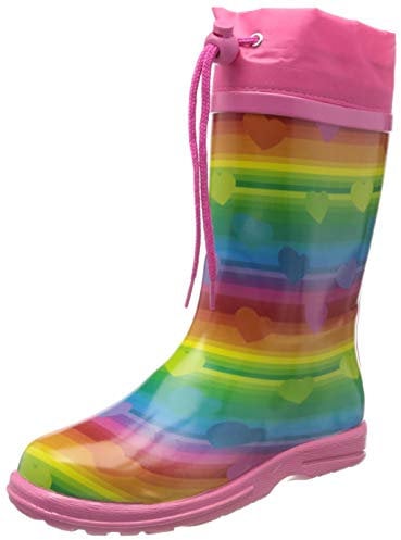 Beck Mädchen Regenboog Gummistiefel, Mehrfarbig, 27 EU
