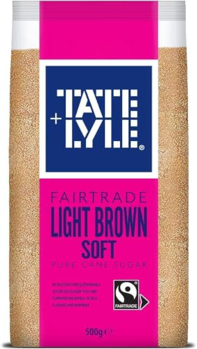 Tate & Lyle Light Soft Brown Sugar 4 x 3kg - Buttery Caramel Cane Sugar | Four resealable bags, moist quick dissolving crystals, vegetarian, cookies, banana loaf, sauces, preserves, barbecue glazes