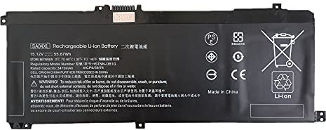 7XINbox 15.12V 55.67Wh SA04XL HSTNN-LB8O HSTNN-LB80 HSTNN-OB1F HSTNN-OB1G Remplacement Batterie pour HP Envy X360 HP Envy X360 15-DR0000 15-DR0003TX 15-DR0004TX 15-DR0005TX 15-DR0001NG 15-DR0005NG