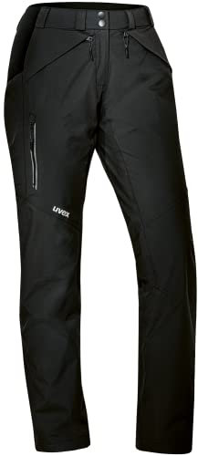 Uvex ADA 17505 Outdoorhose - Frauen-Regenhose mit Mesh-Futter - Schwarz - 34