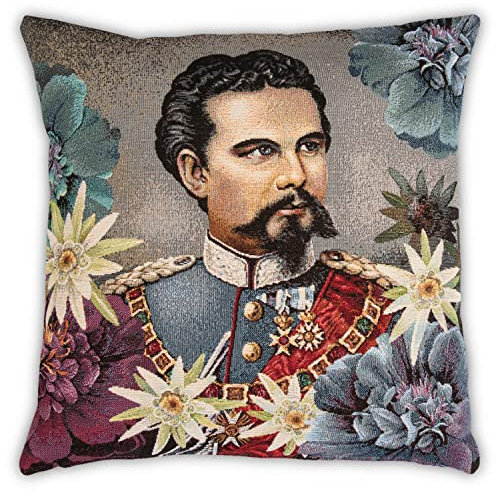 pad Kissenhülle Kissenbezug Legend Ludwig 45x45 cm Mehrfarbig