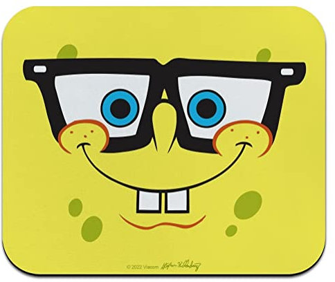 Spongebob Nerd Face Low Profile Thin Mouse Pad Mousepad Mousepad
