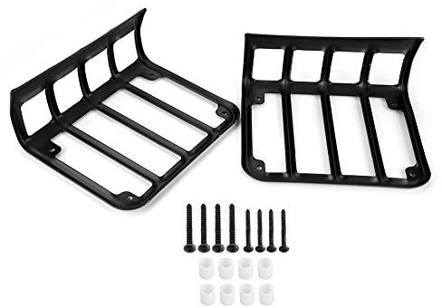 Akozon 1 Paar Rücklicht-Lampenabdeckung Schutzfolie für Aluminiumlegierung JK 07 16