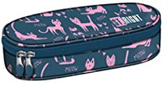 ST.RIGHT Lazy Cats PC05 Mäppchen, Purple, 19 x 13 x 7 cm