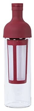 Hario Cold Brew - Bottiglia di vino e caffè, 650 ml, rosso mirtillo rosso