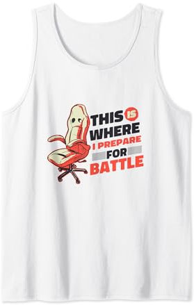 Prepare for Battle Gaming Chair Tank Top