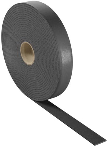 30m lang selbstklebendes Nageldichtband Trennwandband Tackerband Schaumband Dichtband für Unterspannbahn Dampfbremsen Nageldicht (50,0 mm breit)