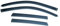 MOTOS Sports Windabweiser Regenabweiser für Skoda Octavia III 2012-2020 Dynamischer Entwurf, Langlebig & Robust, Leichte Installation, Energieeinsparung durch Belüftung, Verringerung von Lärm und Luft