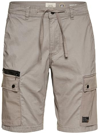 camel active Herren Cargo-Shorts mit Kordelzug und Stretch