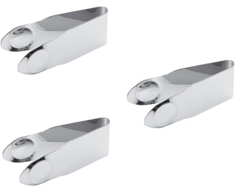 CIYODO 3pcs Fruit Straw Strawberry Huller Stem Remover Tool Leaf Metal Kitchen Gadgets