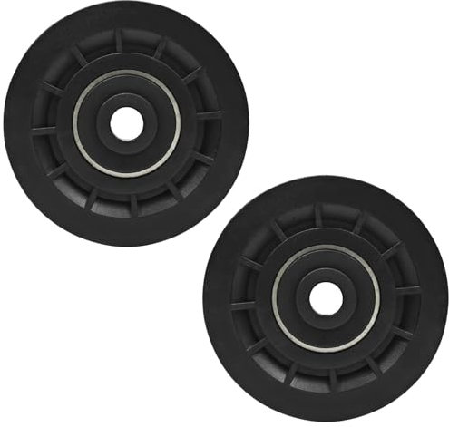 Topfinder Seilrolle 78mm, Umlenkrollen für Seile Seilrollen mit Kugellager Riemenscheibe Ersatzteile Fitnessgeräte Kraftstation Rollen, 2Pcs