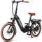 SPATIAL E Bike Klappard, 20 Zoll Elektrofahrrad, 40NM 250W Motor 36V 374.4Wh Batterie, 7 Gang Schaltung LCD Anzeige, Herren Damen City Ebike