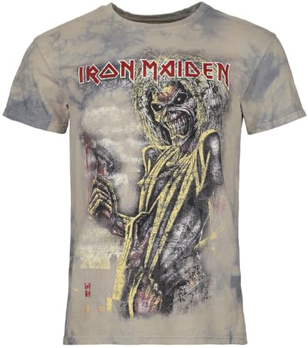 Iron Maiden Killers Männer T-Shirt weiß/grau Band-Merch, Bands