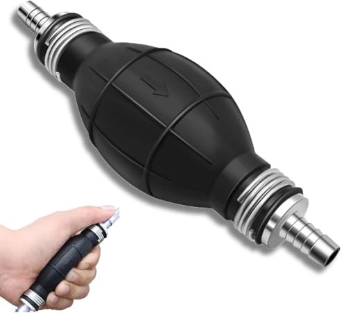 Pompe à essence manuelle de 8 mm, pompe à siphon pour gazole, carburant, essence, diesel, liquide, aquarium, pompe de transfert pour essence, diesel, eau et huile