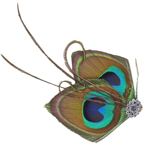 Beaupretty Faszinierender Haarclip Mit Federn Für Frauen Elegantes Teeparty-haaraccessoire Für Hochzeiten Cocktailpartys Und Spezielle Anlässe Verleiht Jedem Outfit Einen Luxuriösen Touch