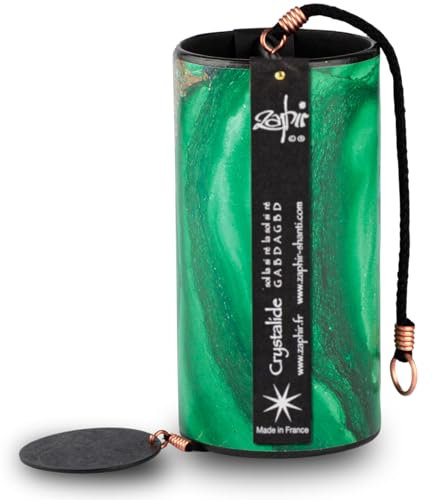 Zaphir Klangspiel Crystalide Frühling Shanti | Handgefertigtes Windspiel für Yoga, Meditation und Raumreinigung | Beruhigender Klang für Babys, Erwachsene & Haustiere