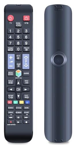 CLVIZCXOM AA59-00790A Universal Ersatz Fernbedienung Kompatibel mit Samsung Smart TV, Kompatibel mit UE32F4000AW UE32F4500AK UE32F4570SSS UE32F5000AW UE39F5300AK UE39F5300AW UE39F5500AW und mehr
