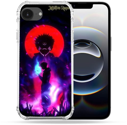 Cokitec Verstärkte Schutzhülle für iPhone 16e, Manga Jujutsu Kaisen, Itadori Sukuna