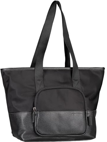 TOM TAILOR viene Women's Shopper Bag with Zip Black Large Modern