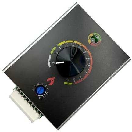 Replacement Dial Control Compatible with PelPro PP60, PP70, PP130, PP150 Pellet Stoves – Aftermarket PP-SRV7083-036 Alternative Part, Easy Installation, Stable Performance - Black