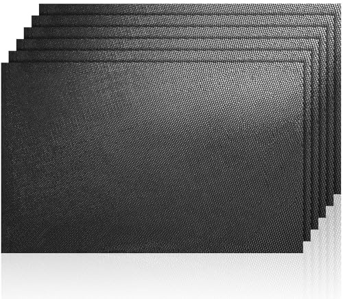 Yuaerbuo 6 Pack Large Oven Liner 40×60cm,Non-Stick Oven Liners for Fan Assisted Ovens BBQ Mats for Gas Grill Reusable Roll Cut to Size, Easy to Clean, Protect Bottom of Ovens, Ideal for Baking