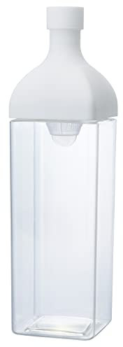 Hario Botella de té frío Ka-Ku, 1200 ml, color blanco