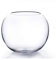 WGV - Jarrón de Cristal, diámetro 8 Pulgadas, Altura 6.5 Pulgadas, Ancho Abierto 4.75 Pulgadas, jarrón de Burbujas Transparente, Recipiente para Plantas, pecera para Bodas, Eventos, decoración de