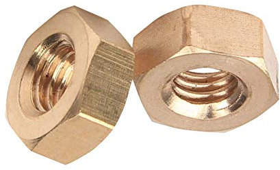 Xiedeai Ottone Dado Esagonali - Esagonale Testa Dadi di Bloccaggio Metric Filo FerOttonenta Elementi di Fissaggio M4