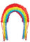 Boland 30944 - Pinata Regenbogen, Größe 37 x 58 cm, zum Befüllen, Pappe, Partyspiel, Kindergeburtstag, Geburtstagsspiele, Geschenk, Geschenkidee, Überraschung