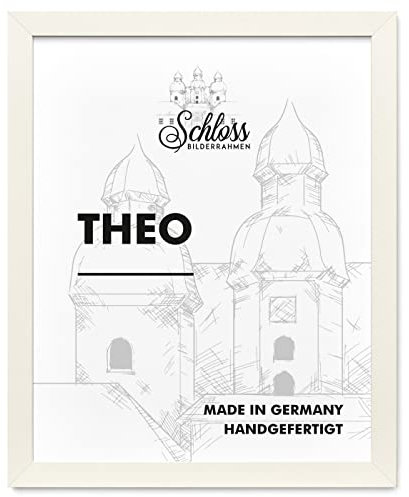 Schloss BILDERRAHMEN Theo 37,5x98 cm, Dekor Weiß