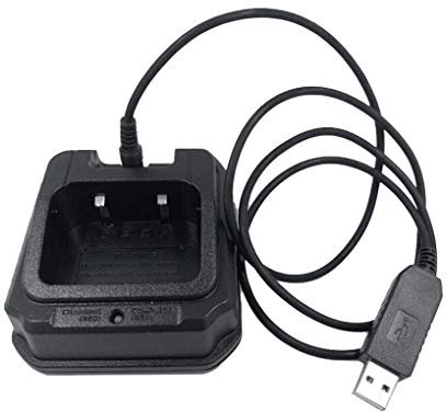 ZYElroy Remplacement pour Radio UV-9R-XR UV Baofeng Plus A58 BF-9700 USB Radio Li-ION Chargeur de Batterie d'entrée 5V 1A