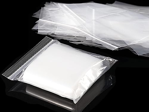 100 pièces Sachet plastique transparent 19 * 13cm sachets plastiques refermables petits sac zip pochon plastique stockage pour la cuisine loisirs créatifs perles échantillons biscuits bonbons