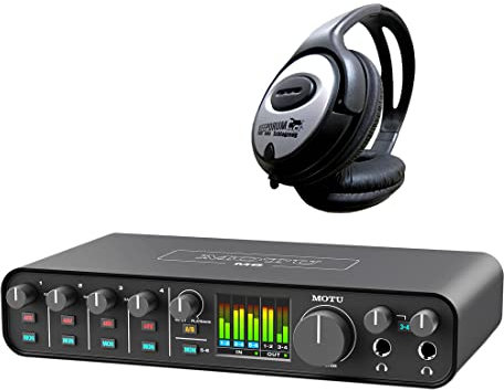 Motu M6 6-Kanal USB-Audio-Interface + keepdrum Kopfhörer