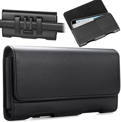 Gcepls Handy Gürteltasche für iPhone 16 Pro Max,iPhone 15 Pro Max,14 13 12 11 Pro Max,Magnetverschluss Handyholster mit ID-Kartenhalter Tasche, Handytasche Gürtel für Galaxy S22+ S21 A33 S24 S23