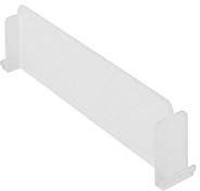 NINKA 2053.30 40686 weiß Cuision Querteiler für 200er Schale, für die freie Einteilung der Schublade, Kunststoff transparent