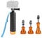 FAEFTY Schwimmer Handgriff Action Cam Unterwasser Handgriff, Wasserdichter Einbeinstativ mit DREI Langen Schrauben, Floating Hand Grip Einbeinstativ Tauchen Stock für GoPro Hero, Kamera Action