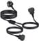 2 Way Gang Extension Lead 2.5M, KC CABLE Double Socket UK Mains Power Extension cords 13A UK 3Pin Fused Plug male to female Y splitter Power Strip,Extension for Travel, Home, Office, Black…