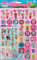 Paper Projects 01.70.22.039 Cry Babies Mega-Aufkleber-Set, offizielles Lizenzprodukt, wiederverwendbar auf nicht porösen Oberflächen, Rosa, 35 x 23 cm