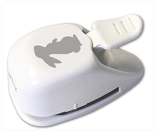 Artoz Perforatrice en forme de lapin - 27 mm - Pour la fabrication de cartes d'invitations, d'anniversaire, de Pâques, de cartes de vœux, de table et de bricolage avec les enfants